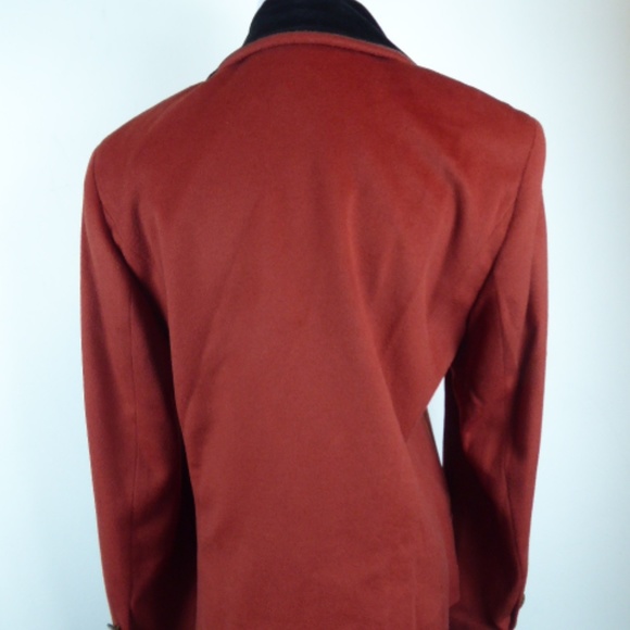 HENRY WHITE IRELAND classic cashmere Chesterfield Equestrian blazer 10 Vintage - Picture 6 of 9